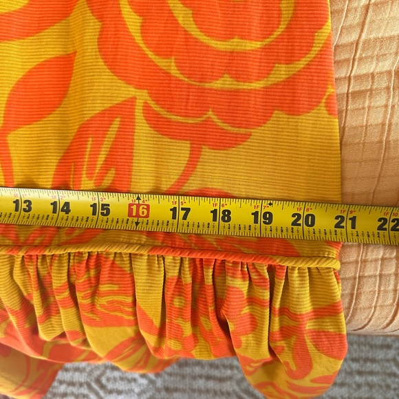 Vintage 1960s Home Sewn Aloha Hawaiian Sleeveless Maxi Dress Muumuu Floral - Picture 12 of 12